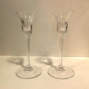 Vera Wang Wedgwood Crystal Candle Holders
